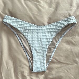 Lululemon Ribbed Bikini Bottom Size 4 Baby Blue